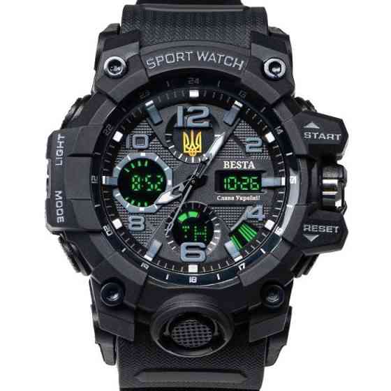 Чоловічий наручний годинник Besta Box Peremoga Light з компасом + подарунковий набір Вінниця