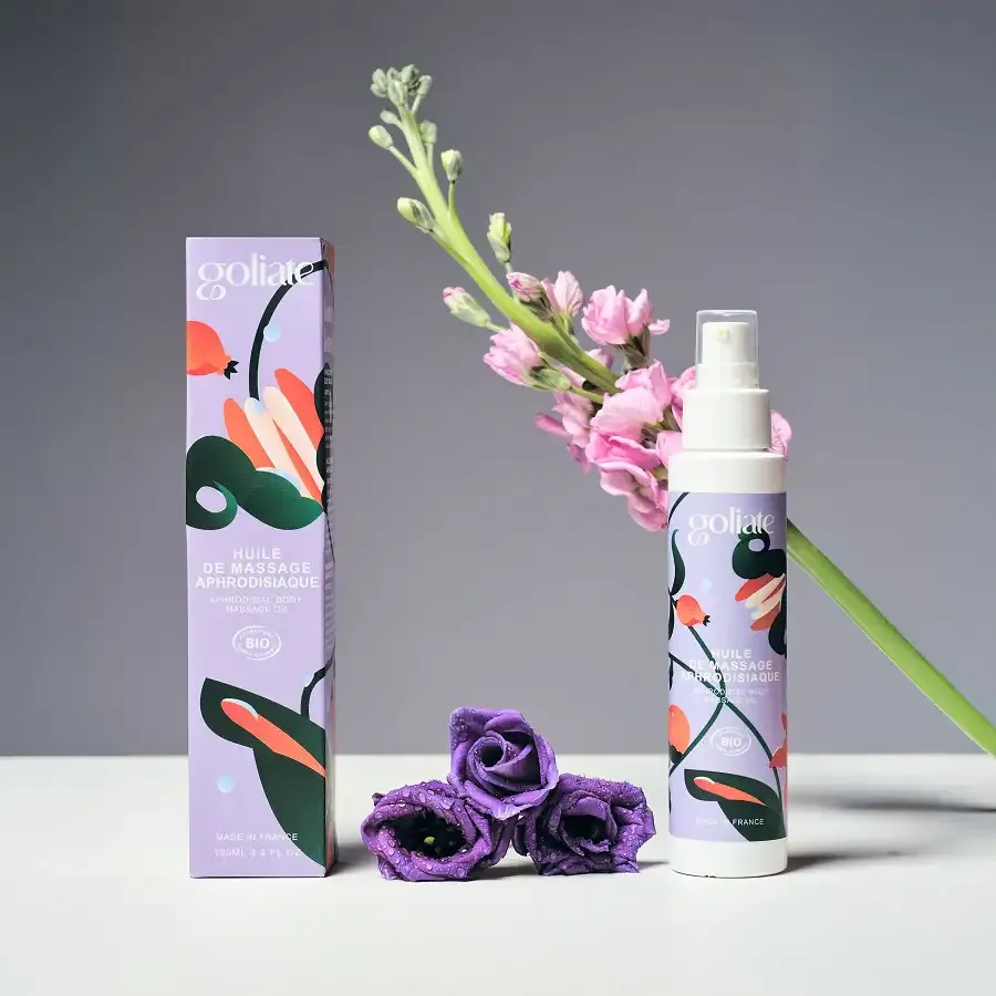 Масажна олія Goliate Huile De Massage Aphrodisiaque 100 мл, органічна, зігрівальний ефект Львів - фото 7