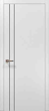 Двери экошпон, Полотно, серия PLATO (PL-24) Альпийский белый Киев