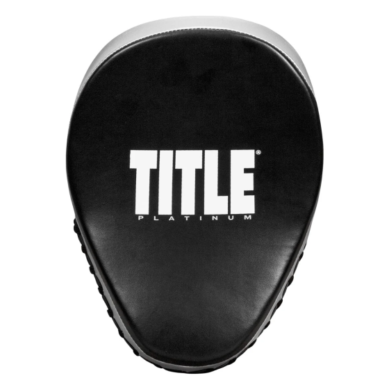 Лапи боксерські TITLE Platinum Prolific Punch Mitts Black/Silver Каменское