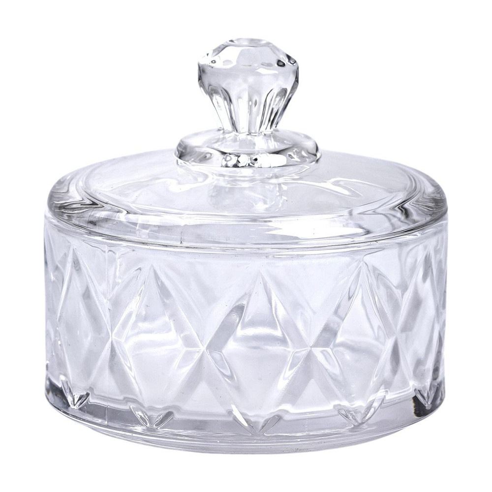 Yiwu Цукерниця з кришкою Ø 10 скляна HP-YH-20 Київ - фото 2