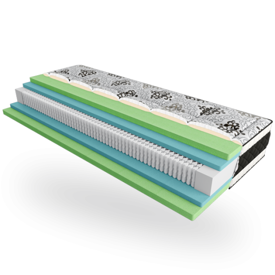 Ортопедичний матрац Belsonno ORO-I/Бельсоно Оро-1 пружинний  (залежна пружина - покет) ТМ ЕММ 160х200 Харків