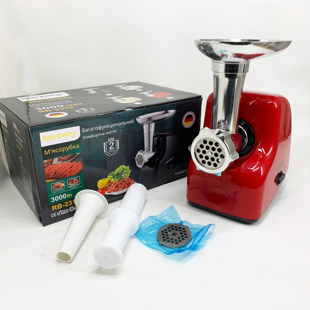 Мясорубка электрическая для мяса, Электрические мясорубки кухонные, Легкая в использовании мясорубка NS-19 Львов - изображение 9