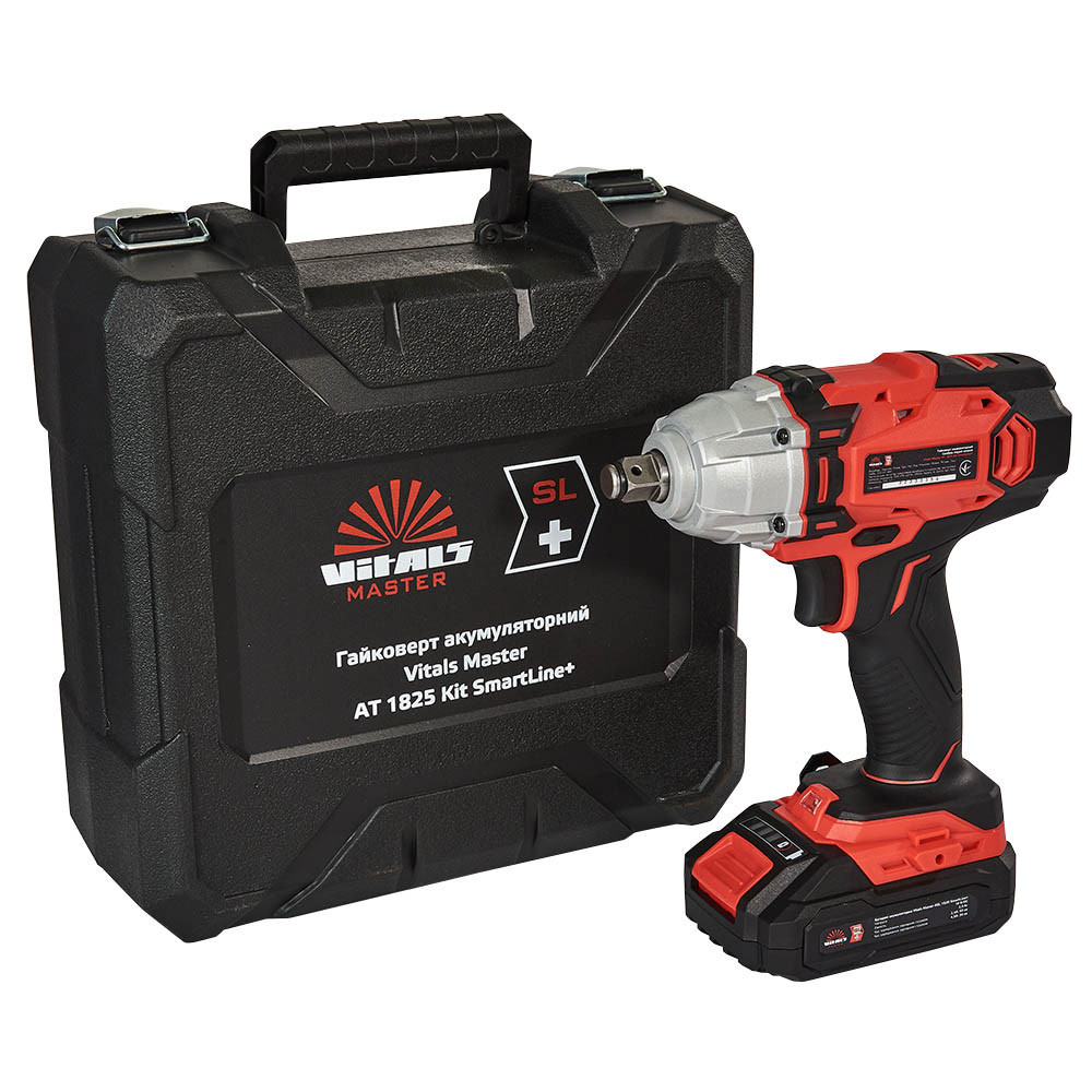 Гайкокрут акумуляторний Vitals Master AT 1825 Kit SmartLine+ Харків - фото 2