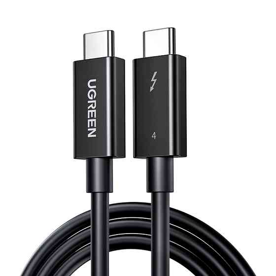 Кабель USB 4.0 Type-C M-M Thunderbolt , 0,8 м, (8K&40Gbps) Чорний, US501 Ugreen Вінниця