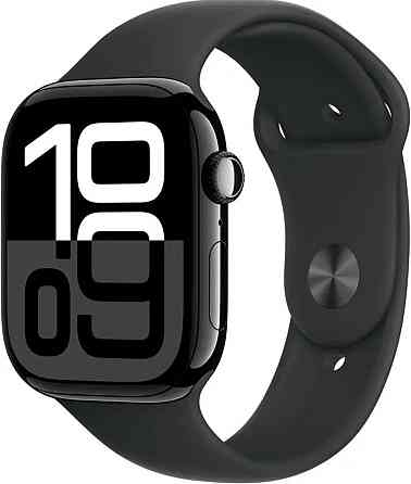 Apple watch series 10 46mm jet black al black sb s/m gps. Київ