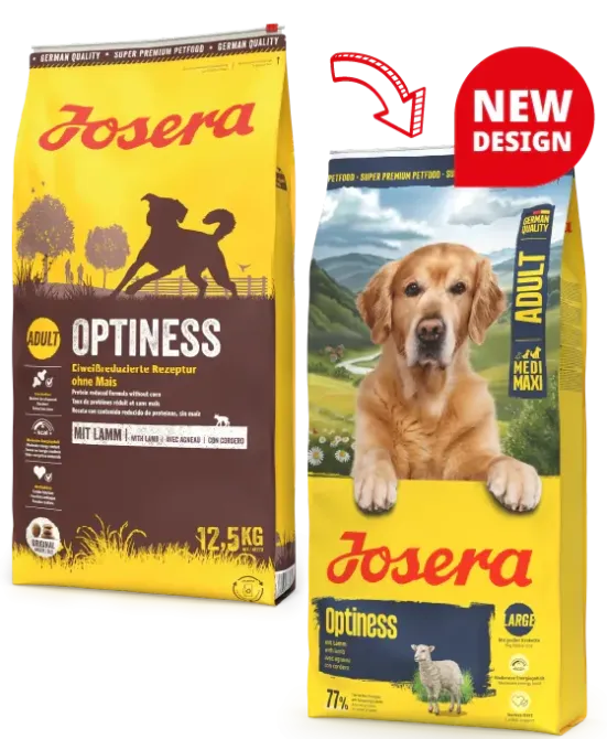 Сухой корм Josera Optiness Adult Medi/Maxi (Йозера Оптинес) в больших гранулах с пониженным уровнем белка, 3 кг Винница - изображение 2