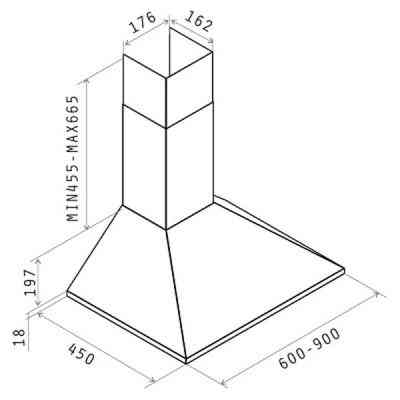 Витяжка кухонна Elica MISSY LUX WH/A/60 Вінниця