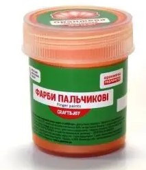 Фарба пальчикова "Гамма Нововолинськ" "Craft&Joy"  перл. оранжева, 40 мл 513035/Сr, шт Київ - фото 1