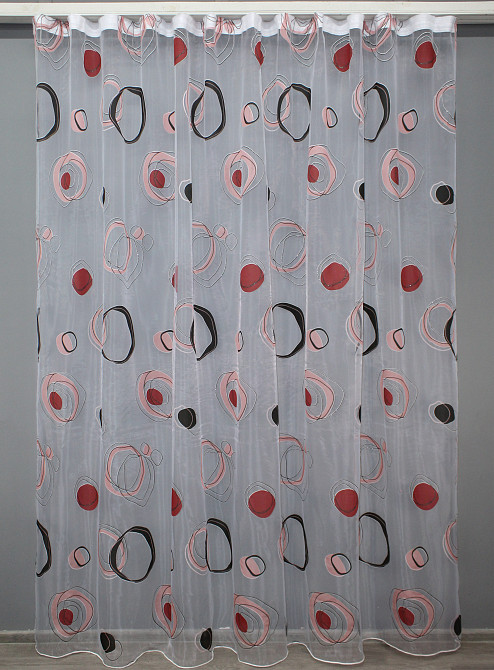 Тюль VR-Textil 1424т Органза с принтом Разноцветная 300х270 см (42-0219) Киев - изображение 2