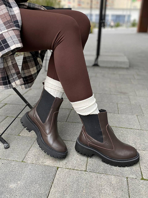 Garti Черевики жіночі GARTI 361 шоколадні (зима, шкіра натуральна) (6014) Коломыя - изображение 2