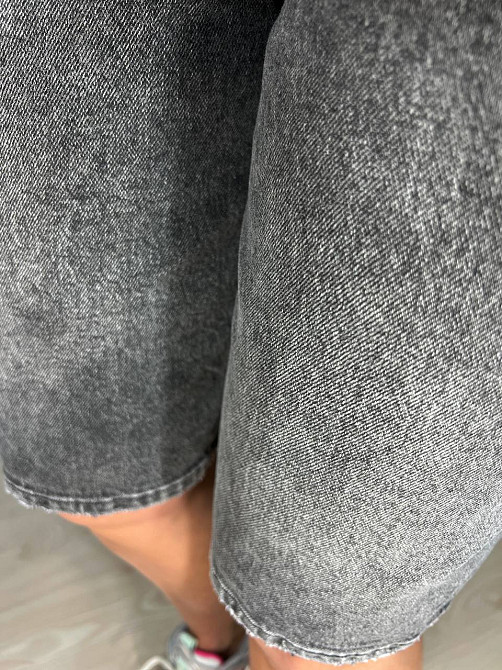 Шорты женские джинсовые Zeo Basic 4868 бермуды большие размеры серые, серый, 42, 42, 81 см, 110 см Киев - изображение 9