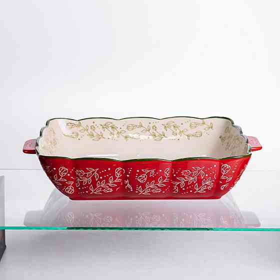 Yiwu Форма для запікання Vintage 34×30×7 (см) квадратна форма для випікання в духовці з ручками Коломия