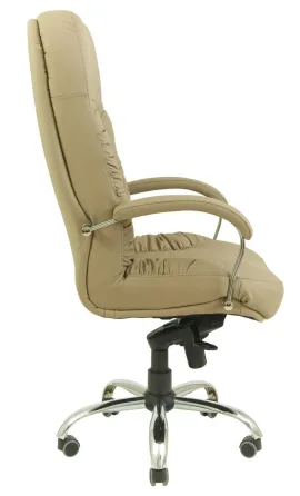 Офісне Крісло Керівника Richman Buford Fly 2238 Хром М2 AnyFix Кремовий Дніпро
