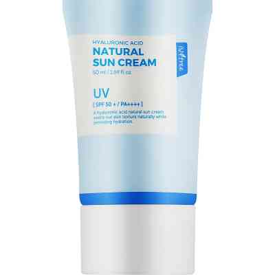 Средство от загара IsNtree Hyaluronic Acid Natural Sun Cream SPF 50+ PA++++ 50 мл (8809800941672) Винница