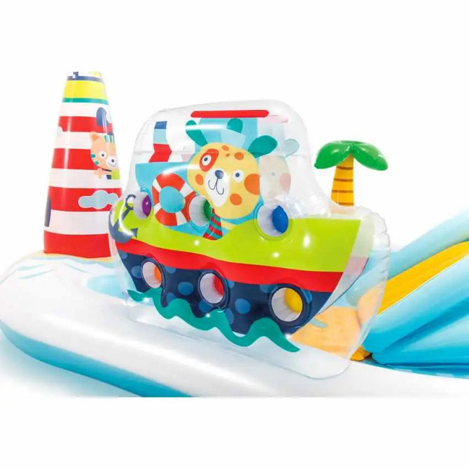 Надувной игровой центр бассейн с горкой 218 х 168 см Intex 57162 Киев - изображение 2