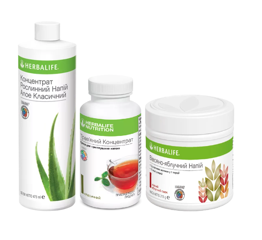 Програма Алоє , трав'яний концентрат, ВЯН (Клітковина)детокс , Для зниження ваги Для енергії Гербалайф Herbalife Смаки на вибір Дніпро - фото 1