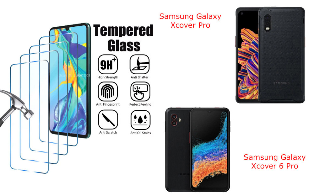 Защитное стекло ArmorGlass для Samsung Galaxy Xcover Pro, Xcover 6 Pro – устойчивое к царапинам и ударам Киев - изображение 1