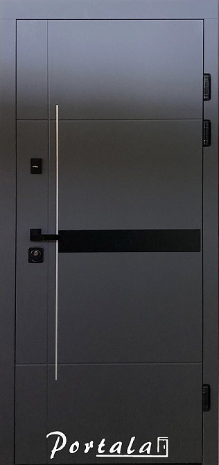 Двери квартирные серия ТРИО, модель Модерн, коробка 130 мм, полотно 100мм,3 контура уплотнения, SECUREMME. Киев - изображение 1