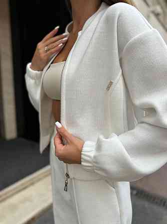 Жіночий базовий теплий костюм: кофта та штани Ангора Молочний, 42/44 Одеса