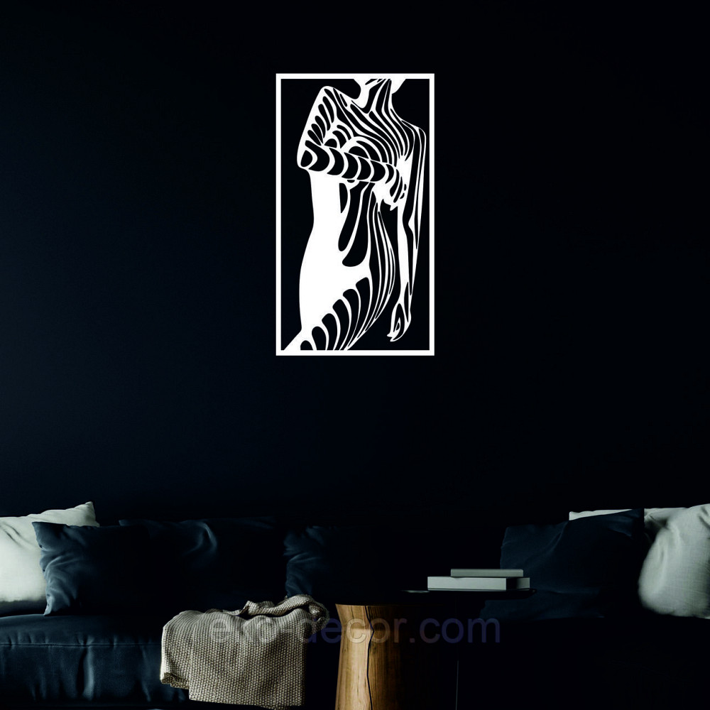 Декоративне настінне Панно «Сілует жінки», Декор на стіну 50*28 см, Білий Київ - фото 7