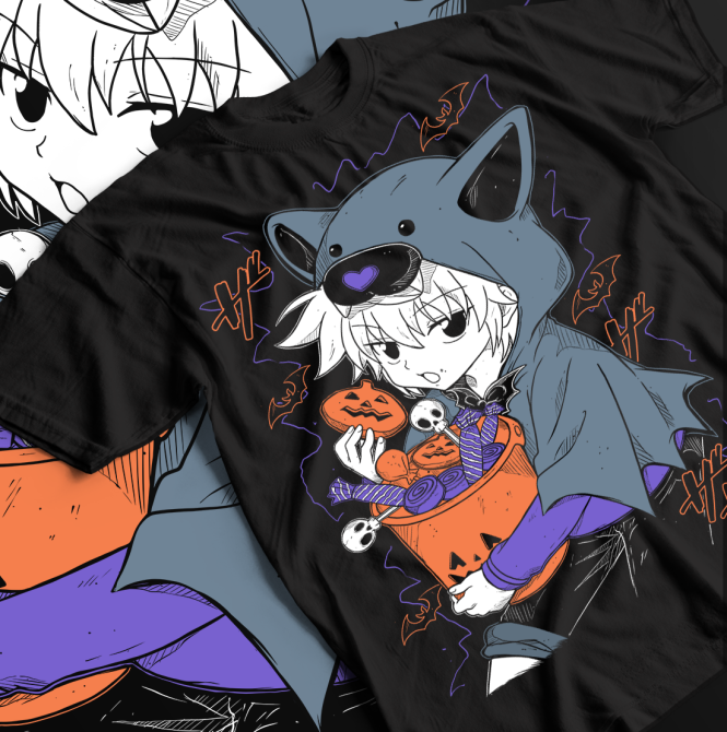 Футболка аниме Охотник × Охотник оверсайз (S/M/L) Черний AnimeJ0713 Днепр - изображение 1