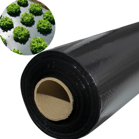 Мульча 30 мкм 0.8 м*1000м в рулонах плівка поліетиленова для мульчування Дніпро