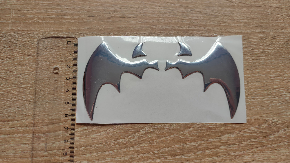 Наклейка объемная на авто-мото Крылья летучей мыши Киев - изображение 6