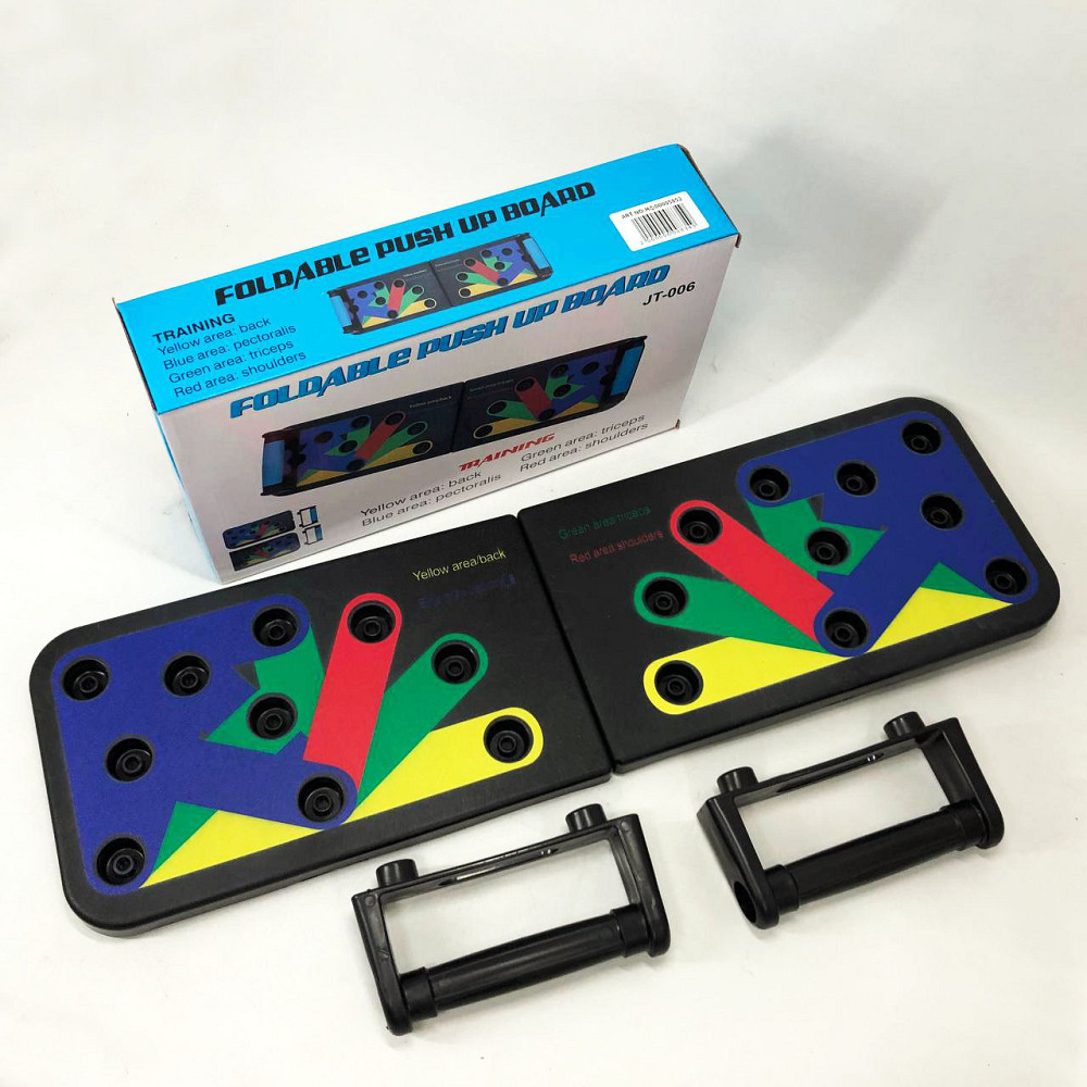 Упори для віджимання пуш ап Foldable Push Up, тренажер дошка вправи, Ручки для віджимання BK-674 від підлоги Київ - фото 9