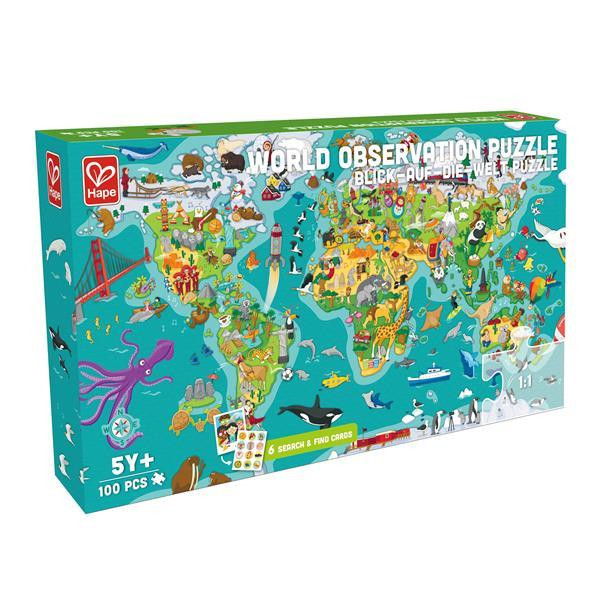 Пазл-гра Hape Карта світу 105 ел. (E1626) Харьков - изображение 2