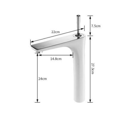 Смеситель для умывальника WanFan люкс качества, кран для ванной комнаты, керамический картридж Хромированный Каменец-Подольский - изображение 4