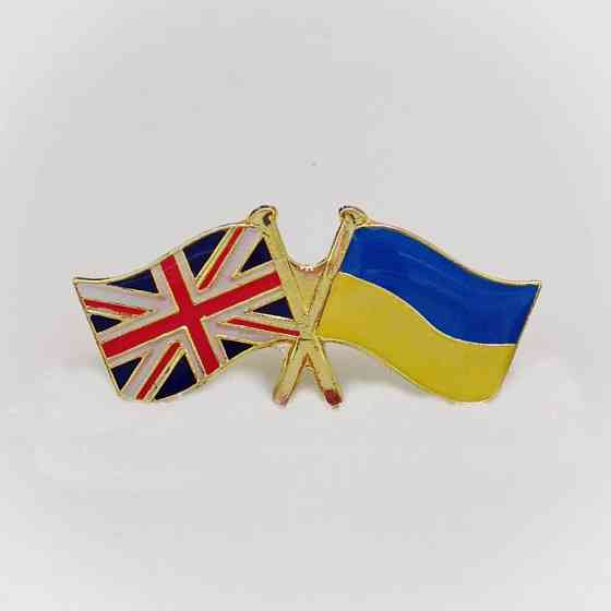 Значок Флаг Украина - Англия Киев