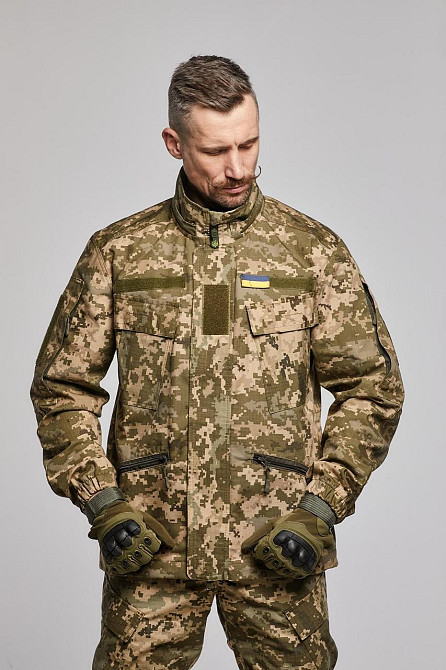 Военная летняя мужская куртка пиксель тактическая полевая куртка рип стоп с капюшоном для военнослужащего Львов - изображение 4