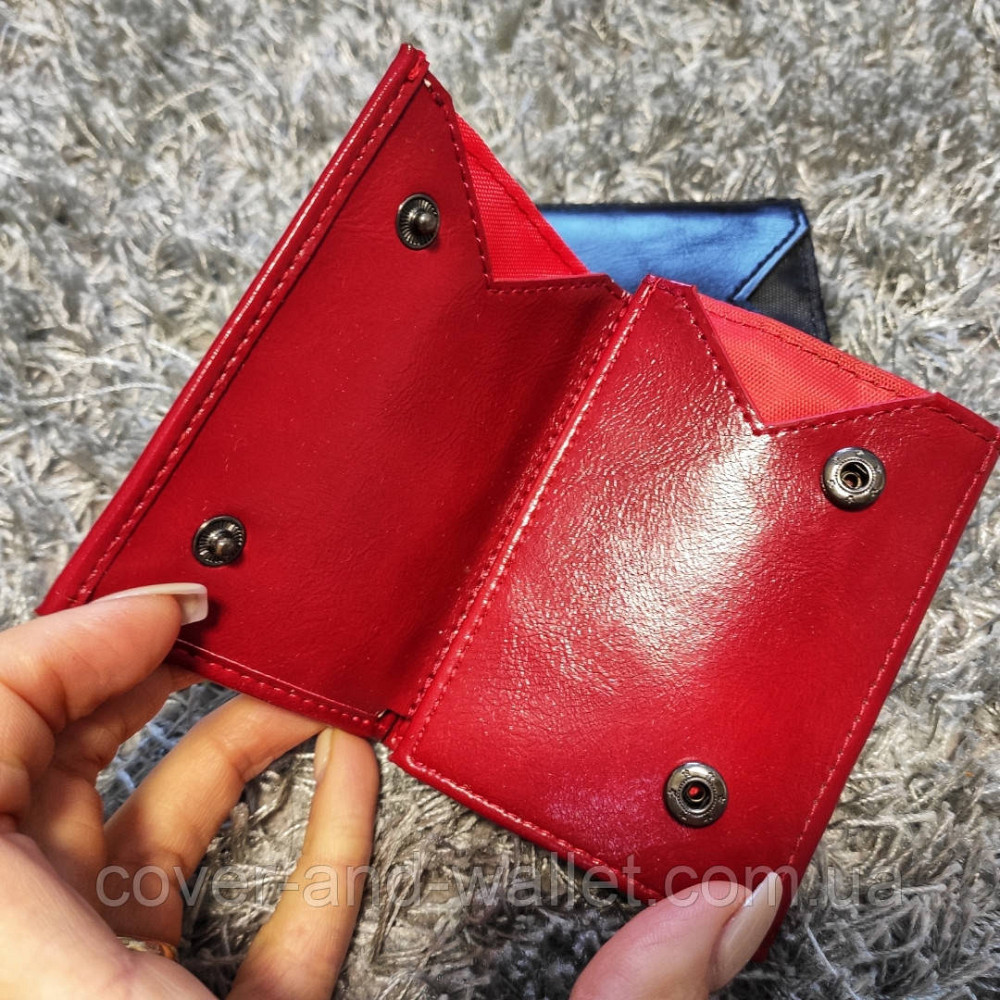 Маленький женский кошелёк красного цвета MD 610 Киев - изображение 2