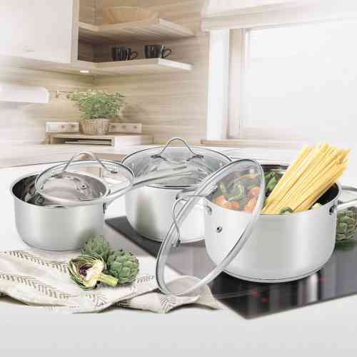 Набір каструль 6 предметів MR-3519-6M Maestro Житомир