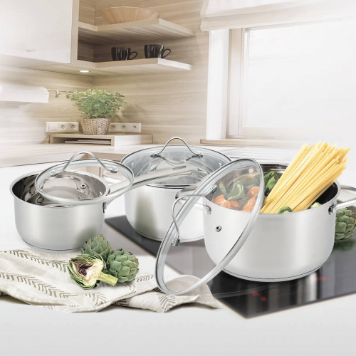 Набір каструль 6 предметів MR-3519-6M Maestro Житомир - фото 3