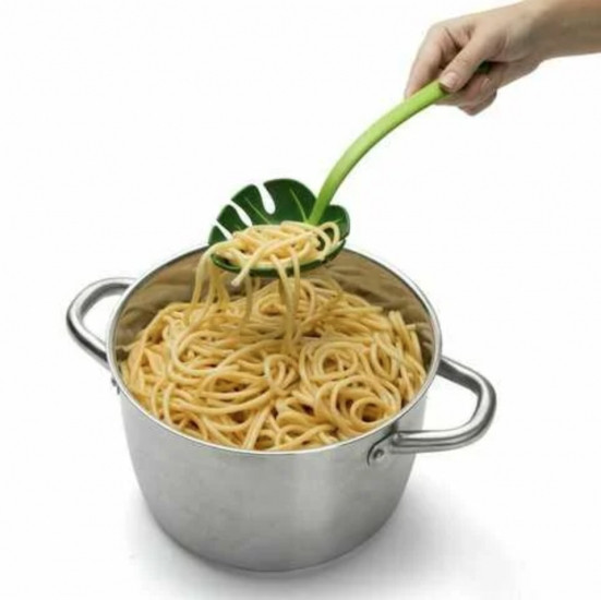 Ложка шумовка Листок Jungle Spoon для спагетти и салатов Винница - изображение 6