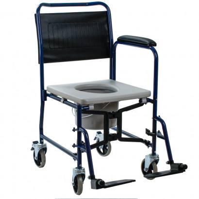 Кресло-каталка с санитарным оснащением OSD-YU-JBS367A Днепр - изображение 4