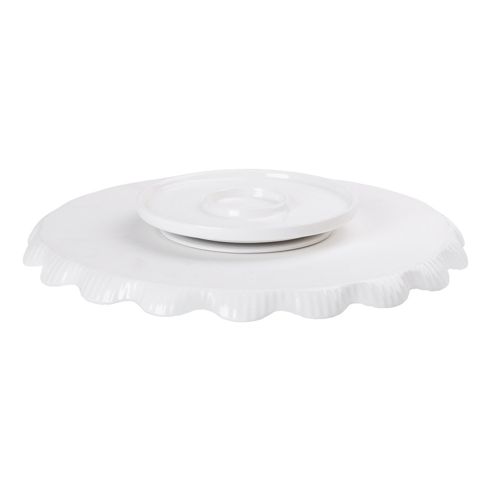 Yiwu Чайний набір на 6 персон, із заварювальним чайником і підставкою, білий. Коломия - фото 5