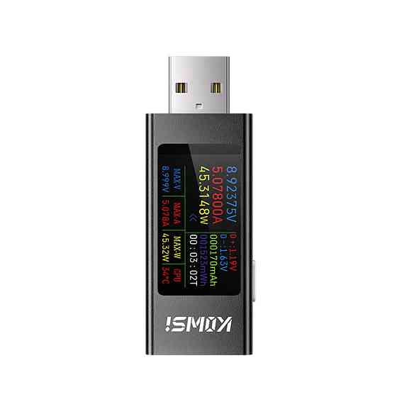 USB тестер KWS-MX23 для вимірювання напруги та сили струму Київ