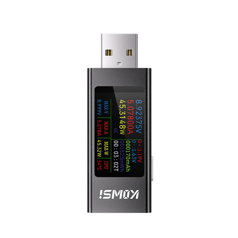 USB тестер KWS-MX23 для вимірювання напруги та сили струму Київ - фото 3