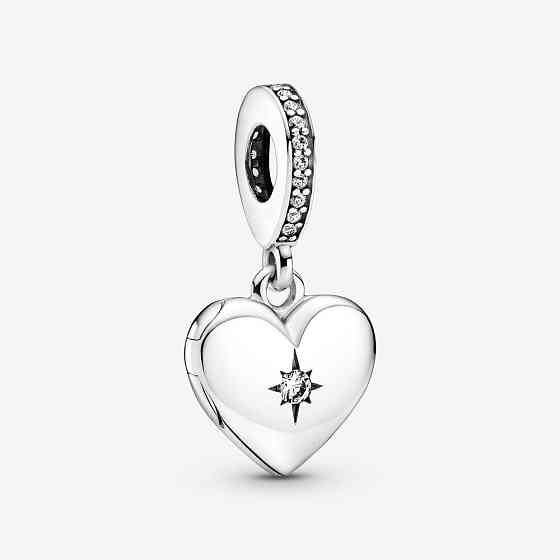 Серебряный шарм Пандора Пандора Openable Heart Locket DangleMasterSem Киев