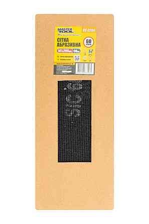 Сітка абразивна MASTERTOOL зерно 60 107х280 мм 50 шт 08-0206PC Коломыя