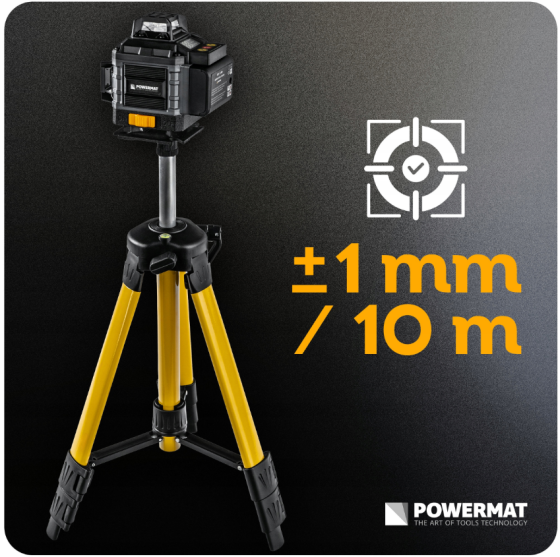 16-строковий лазерний рівень 360° Powermat 40м (Польща) Київ