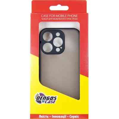 Чохол до мобільного телефона Dengos Matte iPhone 16 Pro Max (black) (DG-TPU-MATT-151) Вінниця