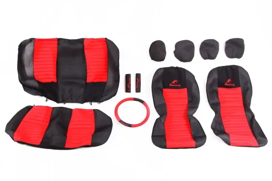 Чехли на сідниці Milex Tango червоні (3 шт.) + оплетка на кермо/ремні Вінниця