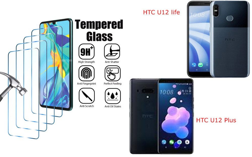 Защитное стекло ArmorGlass для HTC U12 life, U12 Plus – устойчивое к царапинам и ударам Киев - изображение 1