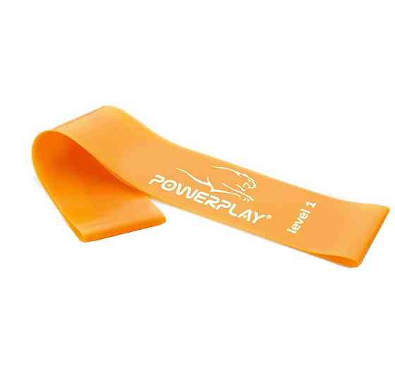 Резинка для фітнесу PowerPlay 4140 Level 1 Stretch Band (1-5 кг.) Помаранчева Каменское