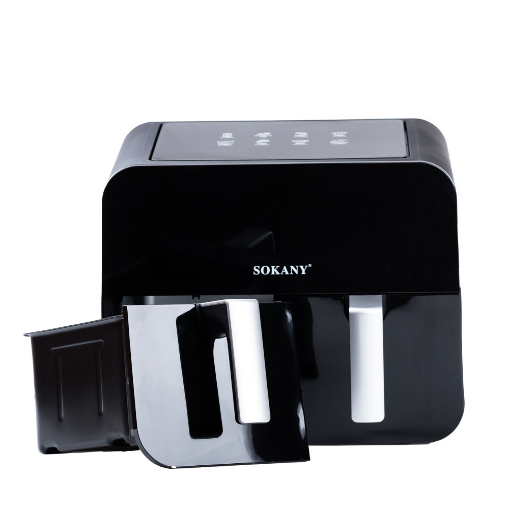 Sokany Аерофритюрниця SOKANY SK-10005 на 10 літрів, з двома відділеннями 2400 Вт чорна Коломыя - изображение 4