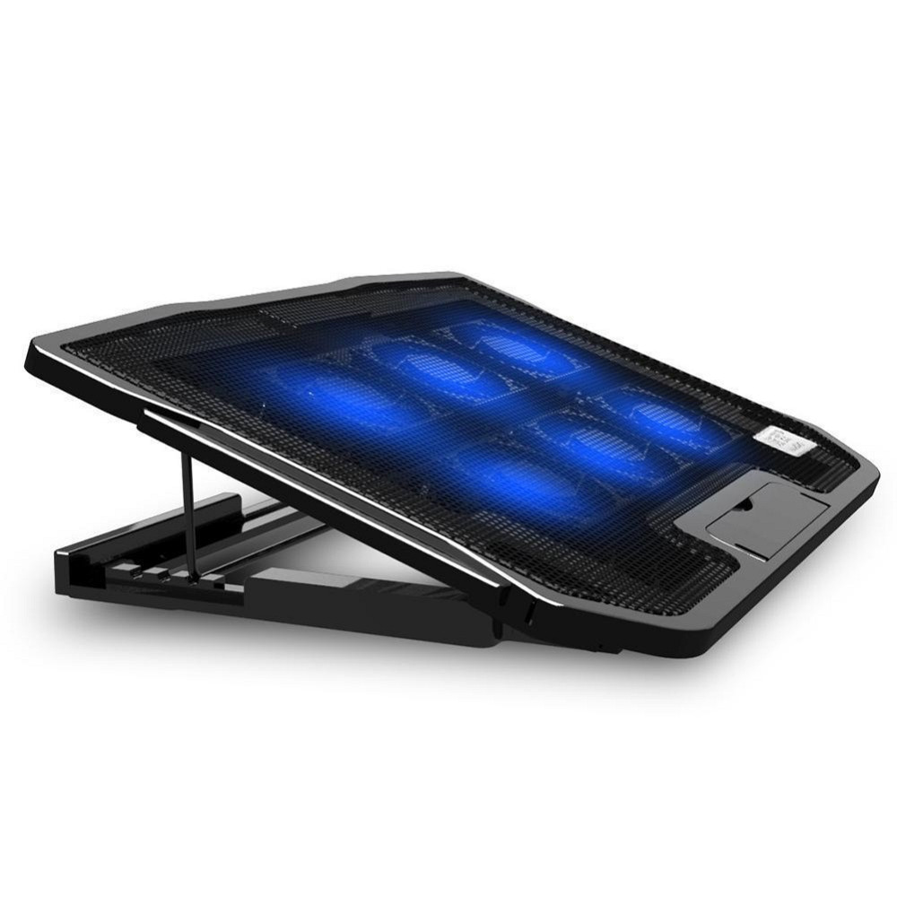 Подставка под ноутбук H9 охлаждающая с подсветкой (до 17